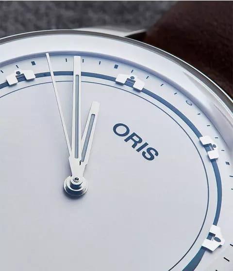 Oris Oris Artelier 01 733 7762 4081-Set мужские часы серебристый циферблат на запястье